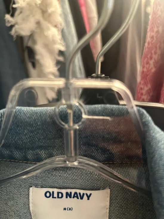 Old Navy Washed Light Blue Denim Jacket - Picture 2 of 3